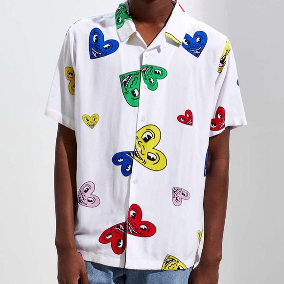 KEITH HARING Men’s dress shirt Ripple Junction M/M BNWT - Picture 2 of 6